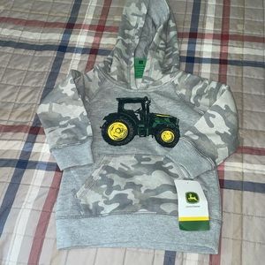 John Deere kids camo hoodie size 2T